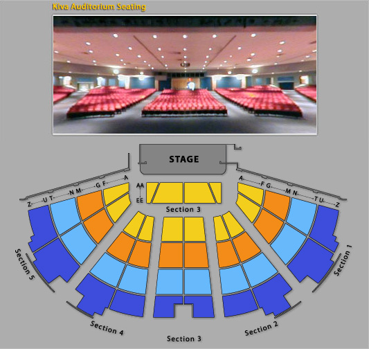 Kiva Auditorium Albuquerque Seating Chart